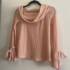 Elegant light pink blouse